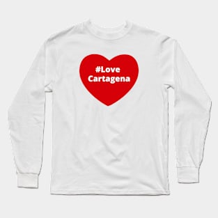 Love Cartagena - Hashtag Heart Long Sleeve T-Shirt